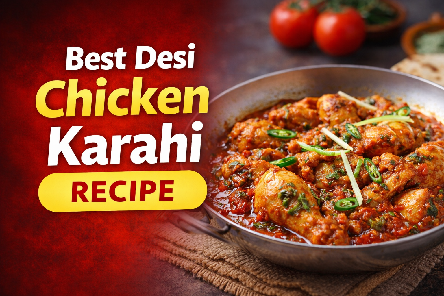 Best Desi Chicken Karahi Recipe