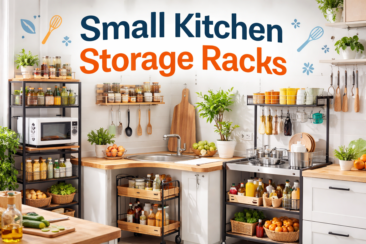 Small Kitchen Storage Racks