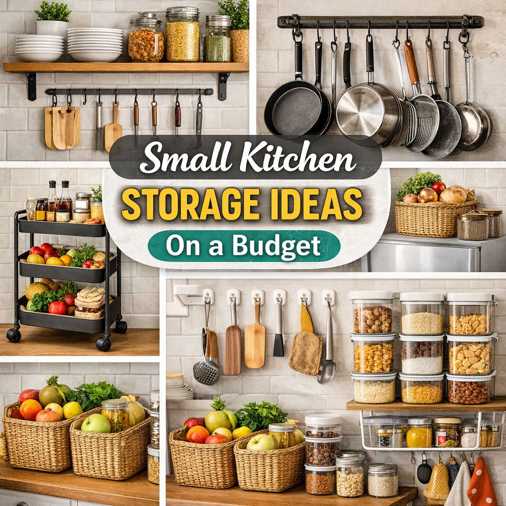 Small kitchen storage ideas on a budget
