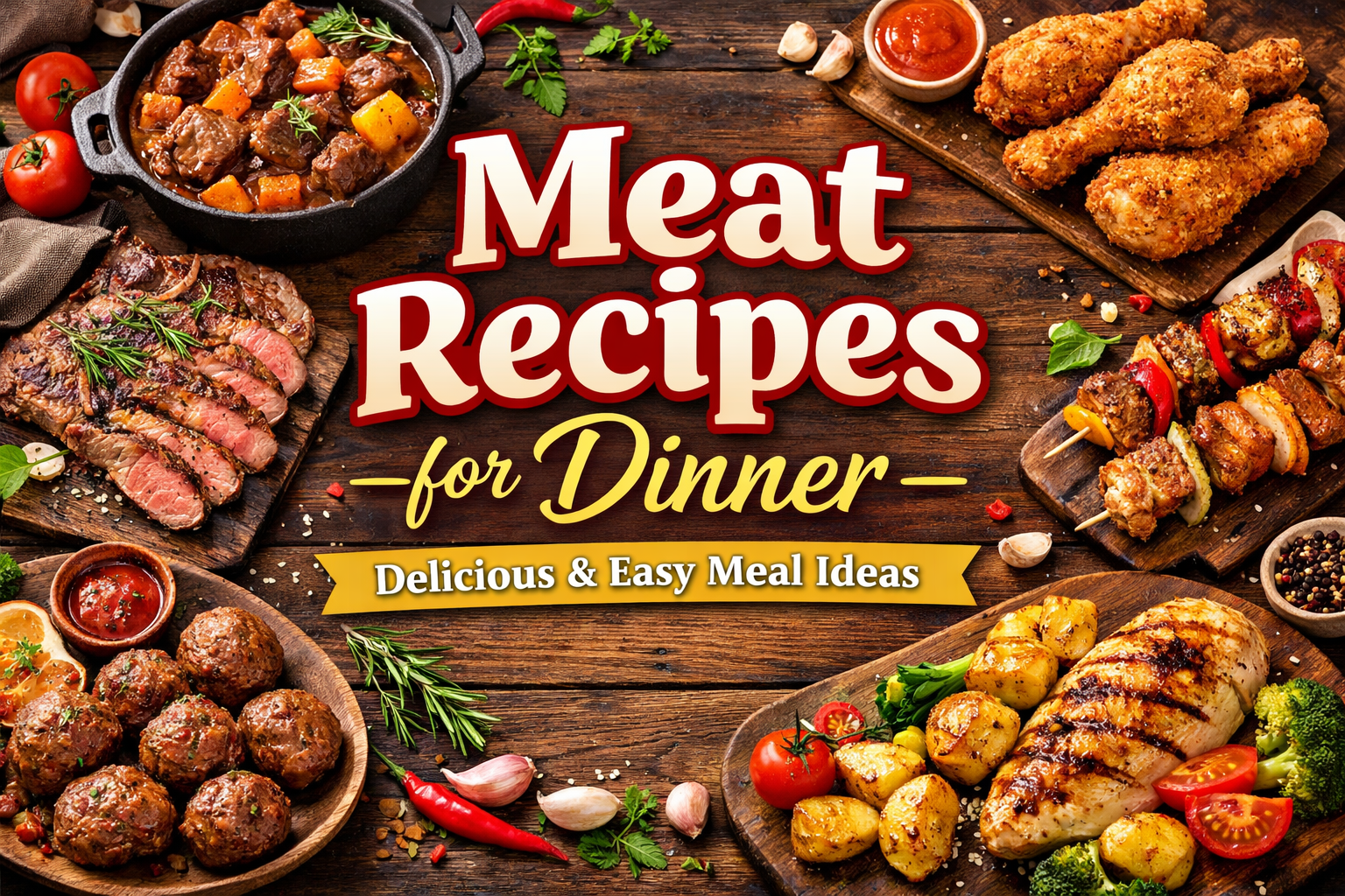 Meat recipes for dinner