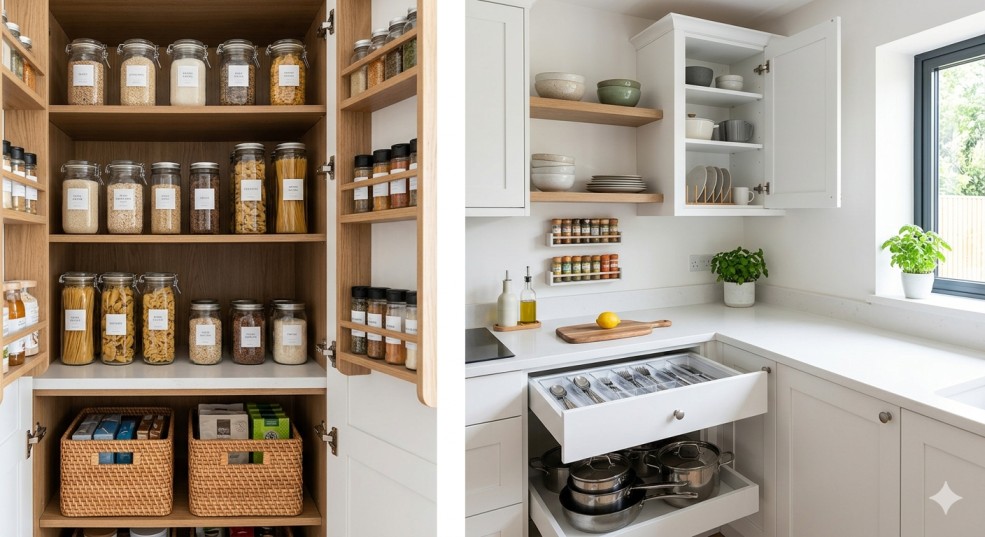how to organize your kitchen in one day