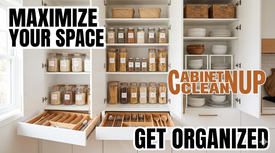 kitchen cabinet organization ideas