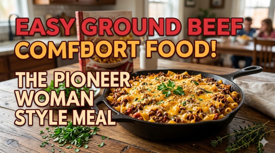 pioneer woman ground beef recipes