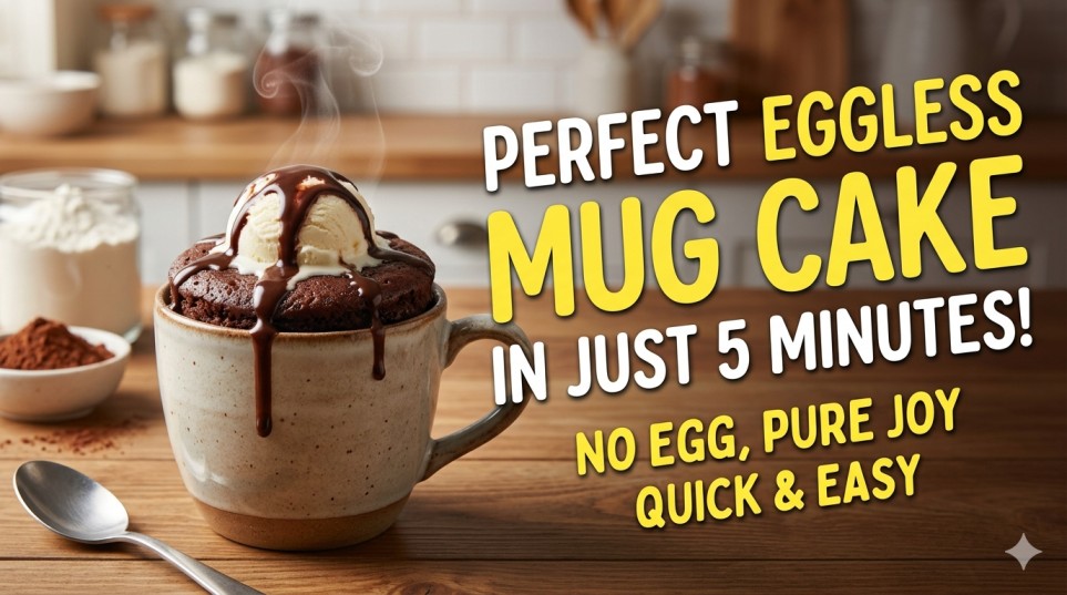 5 minute mug cake (no egg)